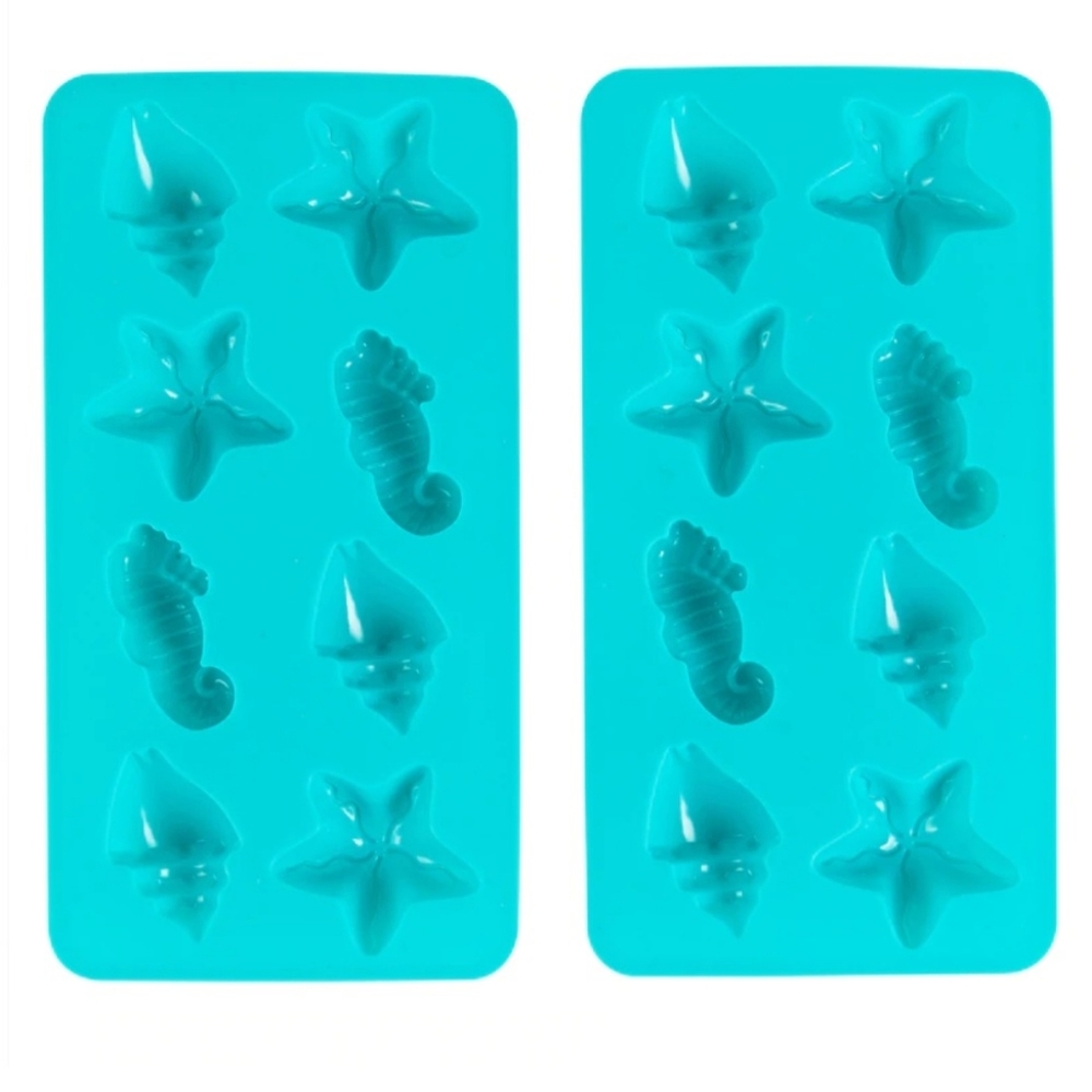 chic & tonic Coral Sea Ice Molds ~ Set of 2